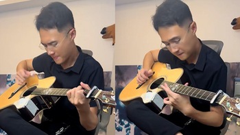 Chàng trai đánh đàn guitar siêu đỉnh