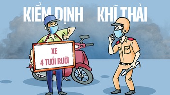 Xe máy 5 tuổi phải kiểm định khí thải từ ngày nào?