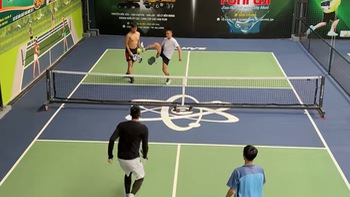 Chàng trai chơi pickleball bị phản đòn vì ra vẻ