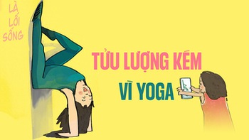 Chị vợ tập yoga đăng Facebook khiến anh chồng hoa cả mắt