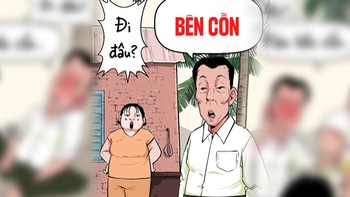 Ông chồng đi 'đám bên cồn', bà vợ hết hồn