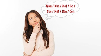 Thử tài tiếng Việt: sắp xếp các từ sau thành câu có nghĩa (P4)