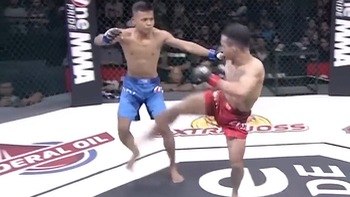 Võ sĩ 'hổ báo cáo chồn' bị hạ knock out trong 10 giây