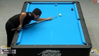 Cú đánh gót siêu đẳng của Carlo Biado ở 10 Ball Championship 2024