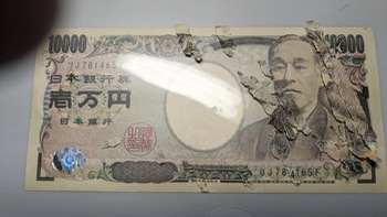Dành ba tuần để ghép hàng ngàn mảnh vụn thành tờ 10.000 yen