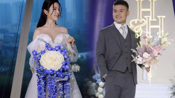 Hoa cưới 'khủng' của vợ chồng Quang Hải - Chu Thanh Huyền