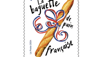 Pháp tung mẫu tem độc, lạ có mùi bánh mì baguette