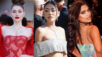 Thảm đỏ Cannes thật lắm mẫu đầm của các nhà thiết kế Việt