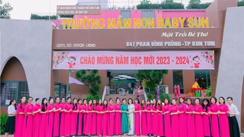 Trường mầm non Baby Sun Kon Tum chung tay xây dựng tương lai trẻ thơ