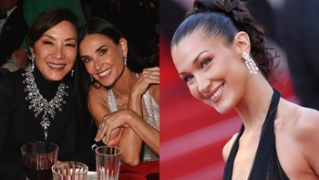 Dương Tử Quỳnh thân thiết bên Demi Moore, Bella Hadid rạng rỡ trên thảm đỏ Cannes