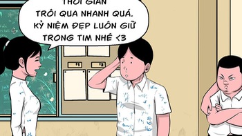 'Dốc hết ruột gan' ngày chia tay tuổi học trò