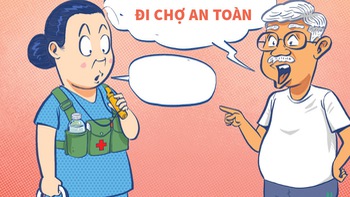 Trang bị cả còi cứu hộ để.. đi chợ