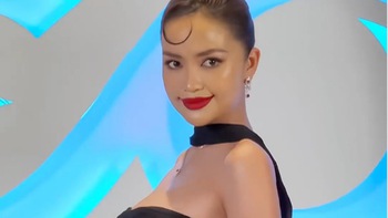 Hoa hậu Ngọc Châu bất ngờ khi được fan sắc đẹp phong 'dì Châu'