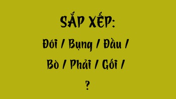Thử tài tiếng Việt: Sắp xếp các từ sau thành câu có nghĩa (P117)