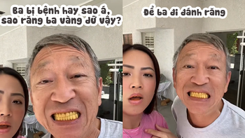 Bố bị con gái troll siêu hài