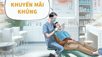 Bệnh nhân hốt hoảng vì nha sĩ khuyến mãi khủng