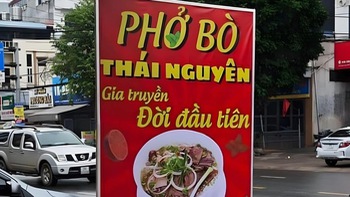 Ảnh vui 13-7: Phở bò Thái Nguyên - Gia truyền đời đầu tiên