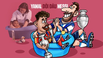Messi sắp đụng độ với em bé năm xưa