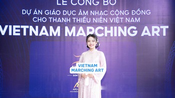 Phương Mỹ Chi tự hào khi làm đại sứ ‘Vietnam Marching Art’