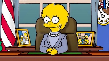 Gia đình Simpson lại có tiên đoán 'nổi da gà' về bà Kamala Harris