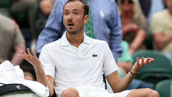 Medvedev đãng trí hài hước tại Wimbledon 2024