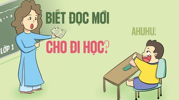 Chưa biết đọc thì đừng học lớp 1?