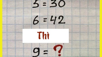 Câu đố IQ: Nếu 2=6 và 3=12 thì 9=?