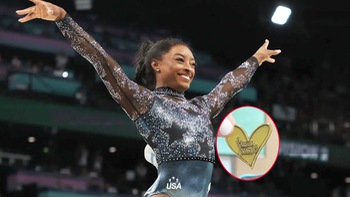 Huy hiệu 'trái tim nhỏ' của Simone Biles gây sốt tại Olympic 2024