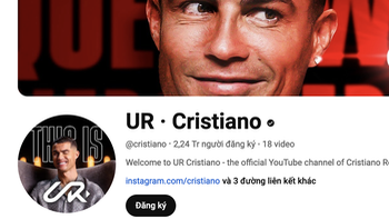 Bà con ơi Ronaldo có kênh YouTube riêng nè!