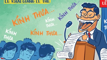 Học sinh mong ước một lễ khai giảng không kéo dài lê thê