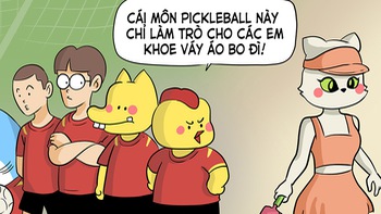 Tranh cãi tóe lửa trên sân pickleball