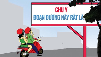 Biển báo cẩn thận với... biển báo