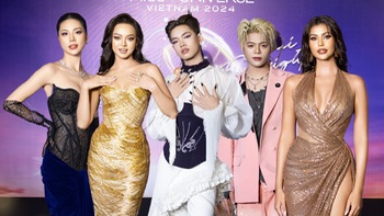 Mai Ngô bắn rap ngay thảm đỏ bán kết Miss Universe Vietnam 2024