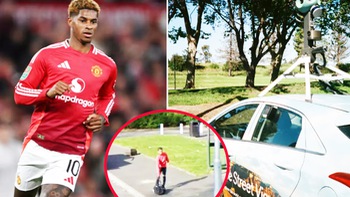 Sao Man Utd Marcus Rashford khoe ảnh xuất hiện trên Google Maps