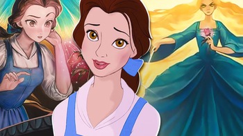 'Người đẹp và quái vật' của Disney lột xác thành nữ anh hùng anime