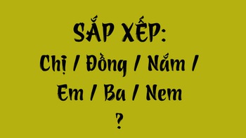 Thử tài tiếng Việt: Sắp xếp các từ sau thành câu có nghĩa (P122)