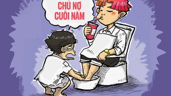 Con nợ ăn Tết lớn, chủ nợ thành ô sin