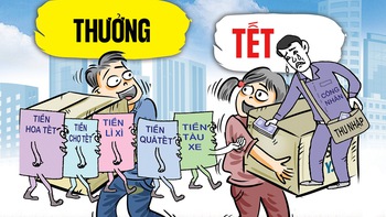 Công nhân được thưởng Tết chục chai, chục củ, xài bao giờ mới hết