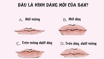 Khám phá vận mệnh qua hình dáng đôi môi của bạn