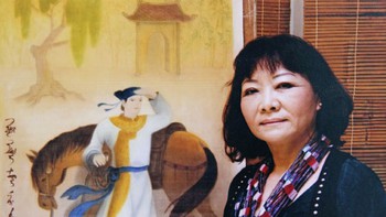 "Vờn lụa" họa Kiều