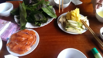 Thực đơn cá hồi Việt