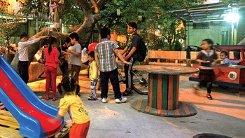 Chuyện cái sân chơi trẻ em ở tổ dân phố