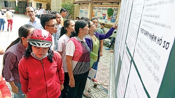 ​Cùng trong bảng điểm chuẩn...