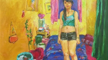 Xem tranh của Dũng: Trên gác trọ có một kẻ mộng mơ