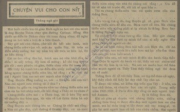 Nhà báo Phan Khôi và truyện ngắn hiếm hoi viết cho thiếu nhi