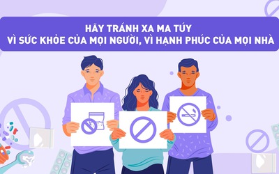 Hãy tránh xa ma túy - vì sức khỏe của mọi người, vì hạnh phúc của mọi nhà