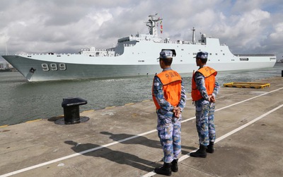 4 tàu chiến Trung Quốc có mặt ở Campuchia trong lúc hai nước tập trận chung