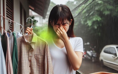 4 mẹo giúp quần áo nhanh khô, tránh mùi hôi trong mùa mưa