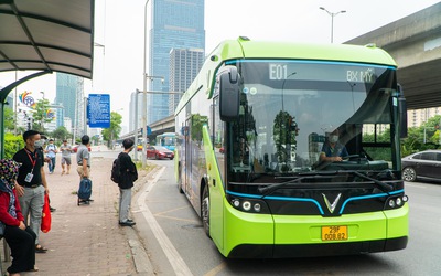 Hà Nội sẽ thay thế 100% xe buýt chạy dầu diesel sang xe buýt điện