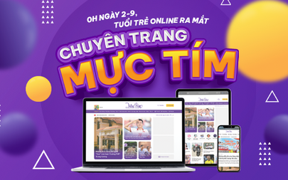 Tuổi Trẻ Online ra mắt chuyên trang Mực Tím